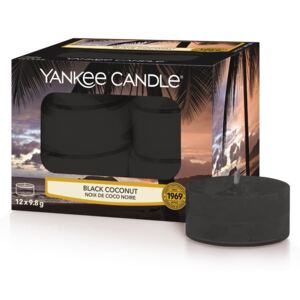 Yankee Candle vonné čajové svíčky Black Coconut