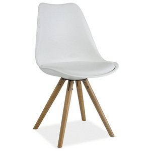 Židle CIRA, 83x49x43, bílá