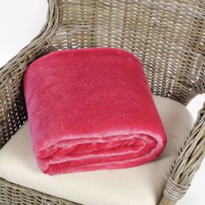 Goldea luxusní deka z mikrovlákna deluxe - růžová 150 x 200 cm