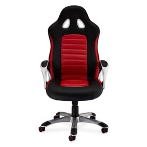 Červeno-černá kancelářská židle Furnhouse Speedy