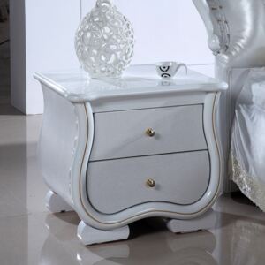Luxusní noční stolek - Catalia Barva: Bílá