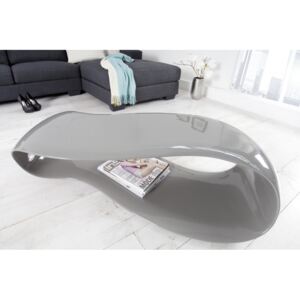 Designový konferenční stolek - Sebastian, šedý
