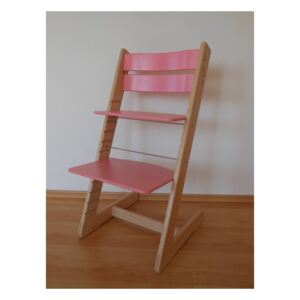Jitro Klasik rostoucí židle Bukovo - růžová