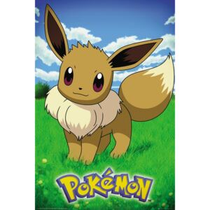Plakát, Obraz - Pokemon - Eevee, (61 x 91,5 cm)