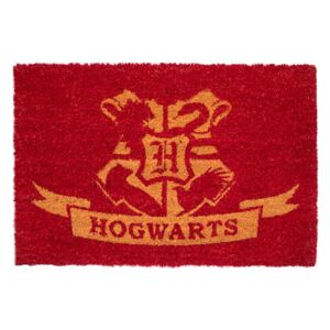 Rohožka Harry Potter: Erb Bradavic - Hogwarts Crest (60 x 40 cm) červená