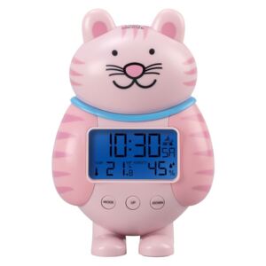 AURIOL® Dětský budík s ukazatelem teploty a vlhk (kočka)