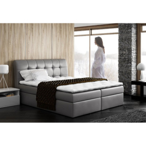 Čalouněná postel AMIGO + topper, 160x200, madryt 190