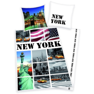 Herding Povlečení New York pohlednice 140x200,70x90