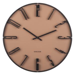 Nástěnné hodiny Sentient 40 cm Karlsson (Barva - pískově hnědá)