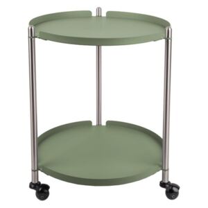 Time for home Zelený odkládací stolek Haran 42,5 cm