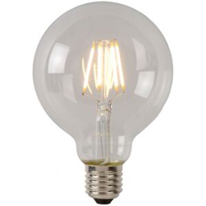LED BULB - Filament bulb - Ø 9,5 cm - LED Dim. - 1x5W 2700K - Transparant ::