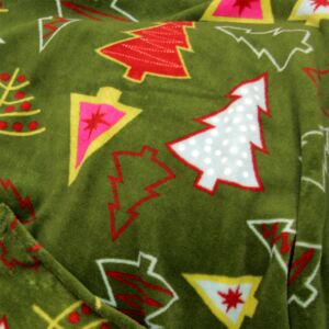 Dětská vánoční deka Christmas Tree zelená