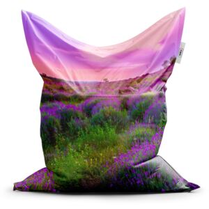 Sedací vak SABLO - Levandulové pole 2 200x140 cm