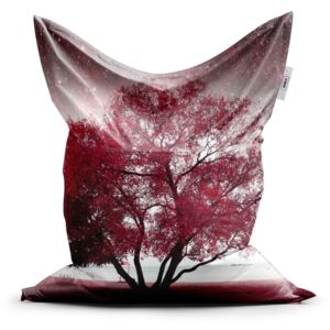 Sedací vak SABLO - Červený strom 150x100 cm