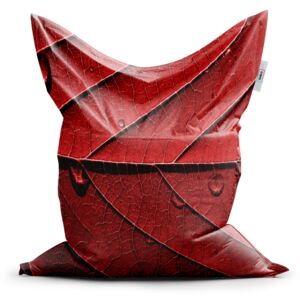 Sedací vak SABLO - Červený list 150x100 cm