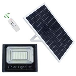 Solar-400 Solární světelný systém 200W, dálkový ovladač (Solární zahradní svítidlo)