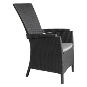 Allibert Křeslo Vermont Lounge, antracitová
