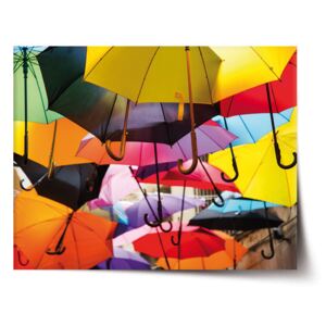 Plakát SABLO - Deštníky 120x80 cm