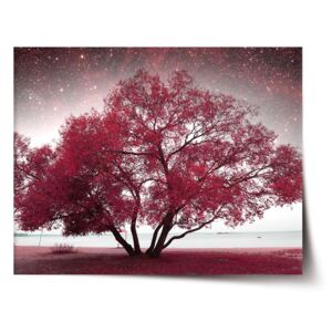 Plakát SABLO - Červený strom 60x40 cm