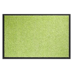 WEBHIDDENBRAND Zelená vnitřní vstupní čistící pratelná rohož Twister - 60 x 80 cm