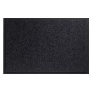 WEBHIDDENBRAND Černá vnitřní vstupní čistící pratelná rohož Twister - 60 x 80 cm