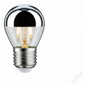 LED žárovka 2,5W E27 zrcadlový vrchlík stříbrný 230V teplá bílá - PAULMANN