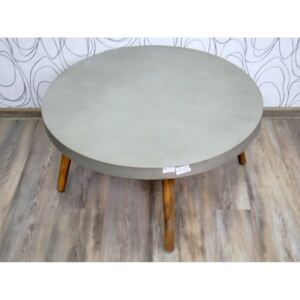 Konferenční stolek GLADSTONE 17518A 41x82 cm beton dřevo pinie