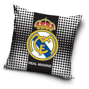 Carbotex Povlak na polštářek 40 × 40 cm – Real Madrid Black Dots