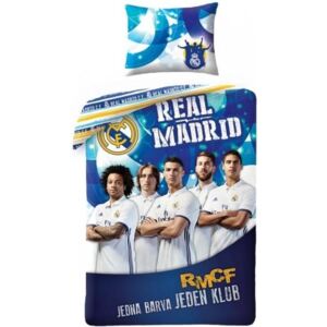 HALANTEX Povlečení FC Real Madrid - Jedna barva jeden klub bavlna 140x200 70x90