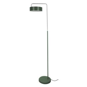 Stojací lampa Curve Leitmotiv (Barva- matná tmavě zelená, stříbrná)