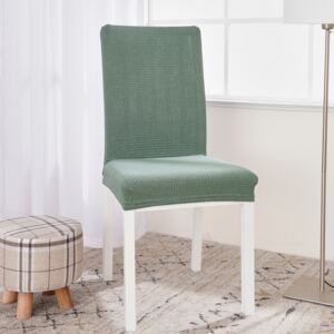 Napínací voděodolný potah na židli Magic clean zelená, 45 - 50 cm, sada 2 ks