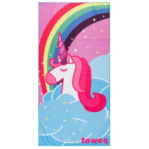 Rychleschnoucí ručník Towee Rainbow Unicorn 70 x 140 cm