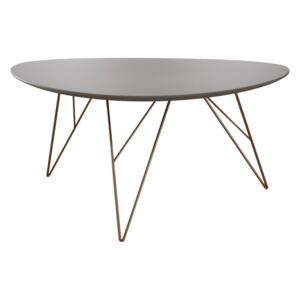 Šedý konferenční stolek Miotto Rigoli 90 x 60 cm