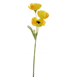 Animadecor Umělá květina - Sasanka malá žlutá