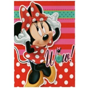 Setino • Dívčí flísová deka Minnie Mouse - WOW