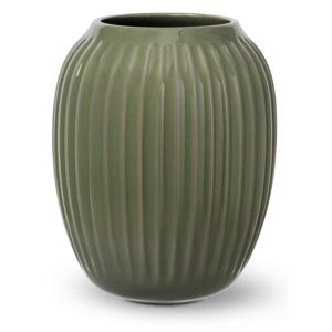 Keramická váza Hammershøi Dark Green 21 cm (kód TYDEN21 na -20 %)