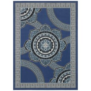 Kusový orientální koberec Mujkoberec Original 104308 jeans-blue Rozměr: 80x150