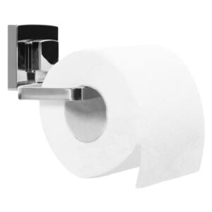 Ocelový nástěnný držák na toaletní papír 13x10x7cm stříbrný