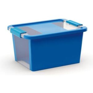 Úložný Bi box S, 11 litrů průhledná/modrá barva