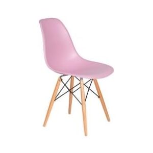 Židle DSW, pastelově růžová (Buk)