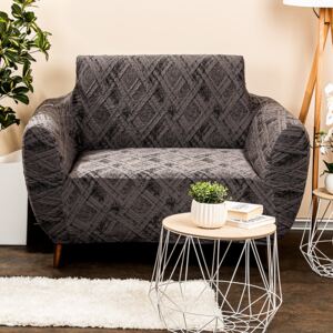 Multielastický potah na křeslo Comfort Plus šedá, 70 - 110 cm, 70 - 110 cm