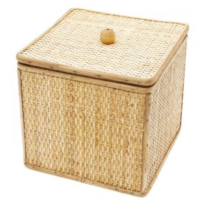 KARE DESIGN Sada 2 ks Dekorativní krabička Bamboo 21x21 cm čtvercová, Vemzu