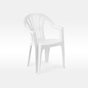 Progarden Zahradní plastová židle nízká Kona 82 cm - bílá