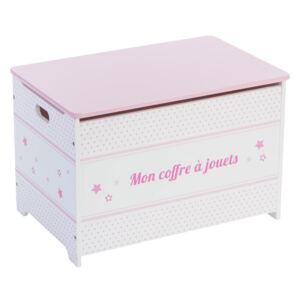 Box na hračky, barva růžová, 58x58x38 cm