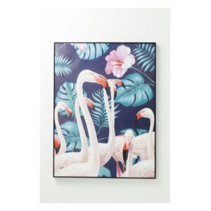 KARE DESIGN Obraz s ručními tahy Flamingo Road 122×92 cm, Vemzu