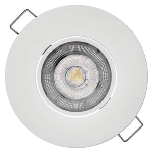Bodové LED zápustné svítidlo EXCLUSIVE, 5W, teplá bílá, 9cm, kulaté, bílé