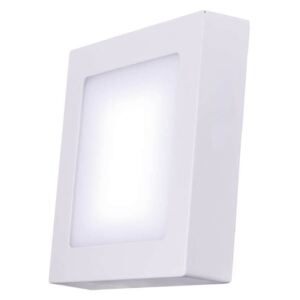 Přisazený LED panel N-PNL, 6W, teplá bílá, 12x12cm, hranatý
