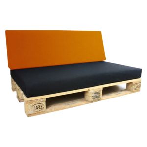 Polstr na paletový nábytek Black/Orange