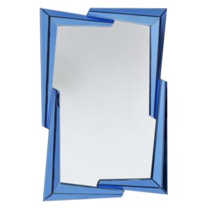 KARE DESIGN Zrcadlo Boomerang 122×82 cm modré, Vemzu