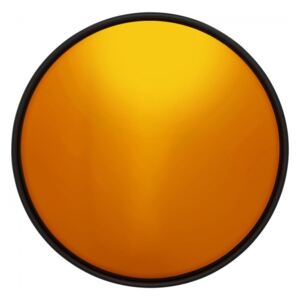 KARE DESIGN Zrcadlo Celebration oranžové, Ø60 cm, Vemzu